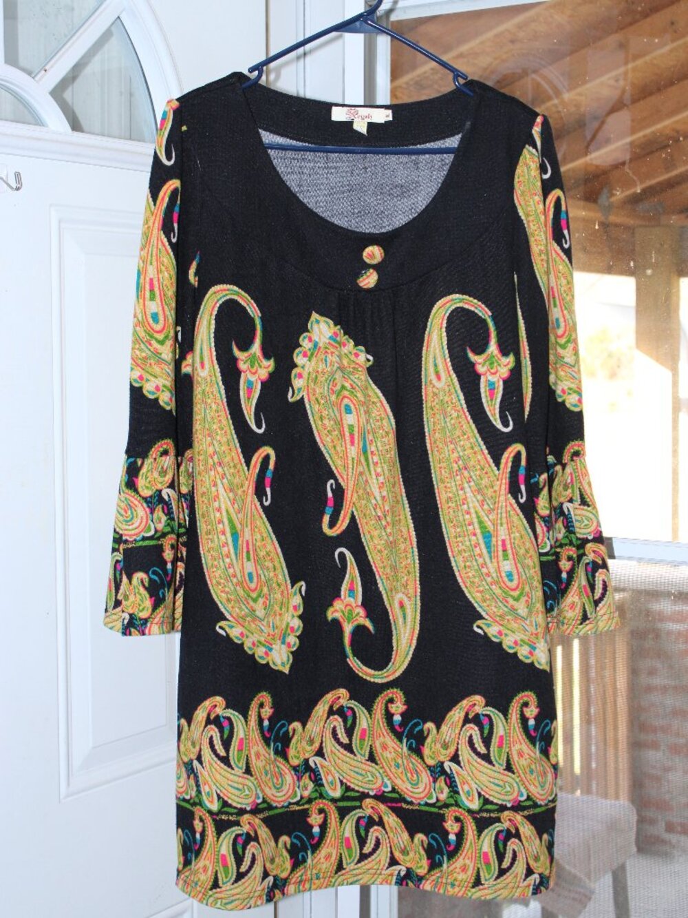 Aryeh Anthropologie Dress XL Knit Black A Line Sheath